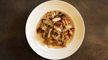 Citron Gnocchi med kylling, timian og parmasan