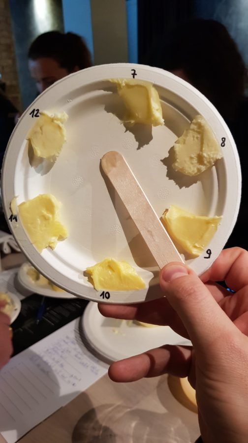 smørprøver jeg var igennem